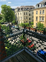 Blick vom Balkon